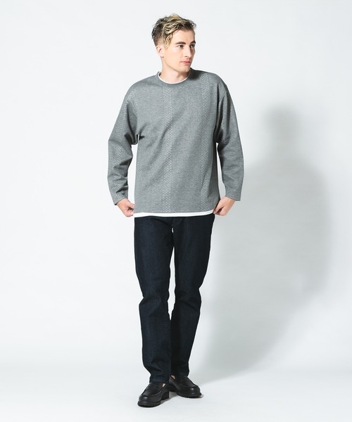 Blue Standard (ブルースタンダード)の「【BLUE STANDARD/ブルースタンダード】スーパーストレッチデニムスリムストレート 軽量 美脚(デニムパンツ・メンズ・インディゴブルー/ワンウォッシュ/スミクロ・MEDIUM/LARGE/X-LARGE)」の15枚目の写真