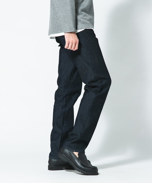 Blue Standard (ブルースタンダード)の「【BLUE STANDARD/ブルースタンダード】スーパーストレッチデニムスリムストレート 軽量 美脚(デニムパンツ・メンズ・インディゴブルー/ワンウォッシュ/スミクロ・MEDIUM/LARGE/X-LARGE)」の13枚目の写真