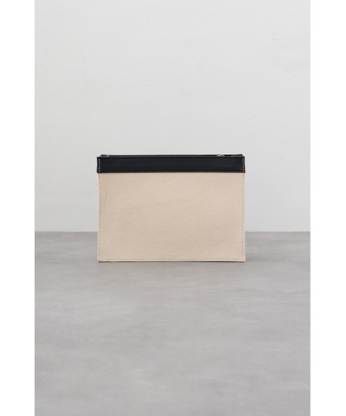 AZUL by moussy（アズールバイマウジー）の「スクエアクラッチバッグ（クラッチバッグ・メンズ・ブラック/オフホワイト・FREE）」の17枚目の写真