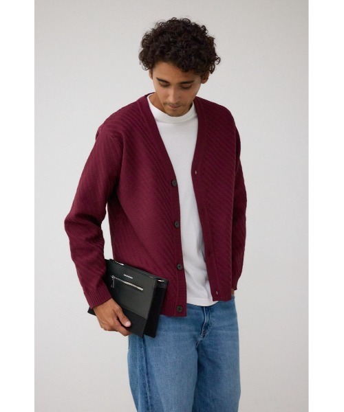 AZUL by moussy（アズールバイマウジー）の「スクエアクラッチバッグ（クラッチバッグ・メンズ・ブラック/オフホワイト・FREE）」の4枚目の写真