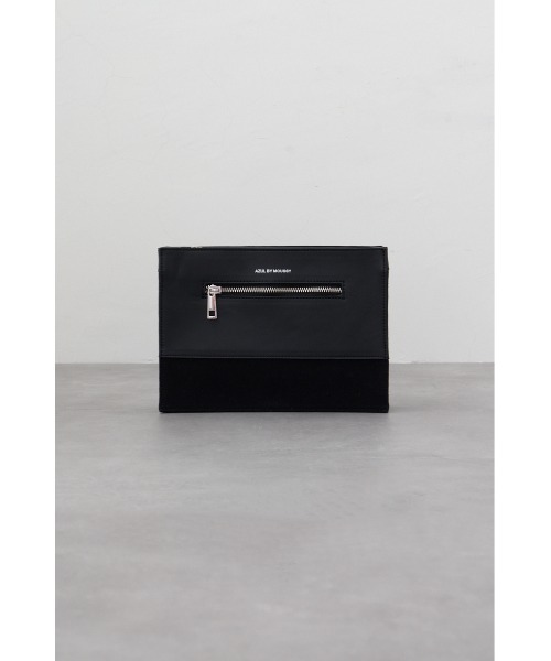 AZUL by moussy（アズールバイマウジー）の「スクエアクラッチバッグ（クラッチバッグ・メンズ・ブラック/オフホワイト・FREE）」の6枚目の写真