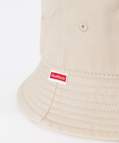 ITEMS URBANRESEARCH（アイテムズ アーバンリサーチ）の「Healthknit　HK ロゴ 刺繍 Bucket Hat（ハット・メンズ・ブラック/インディゴブルー/ベージュ・-）」の7枚目の写真