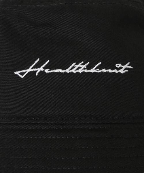 ITEMS URBANRESEARCH（アイテムズ アーバンリサーチ）の「Healthknit　HK ロゴ 刺繍 Bucket Hat（ハット・メンズ・ブラック/インディゴブルー/ベージュ・-）」の12枚目の写真