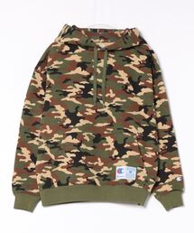 【Champion】C3-A111 HOODED SWEATSHIRT/パーカー/フーディー/長袖/スウェット/カモ柄/チャンピオン