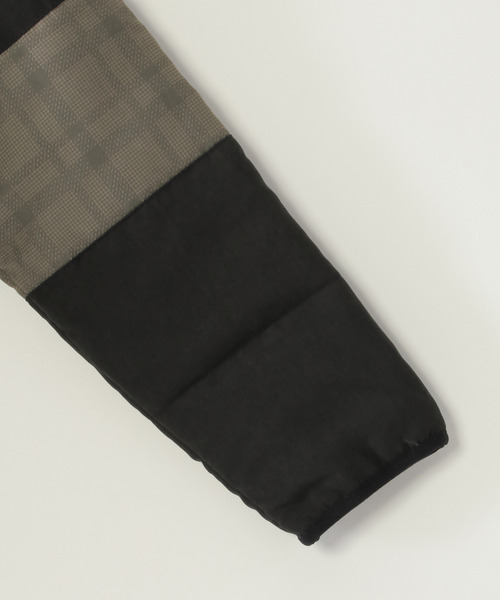 ikka（イッカ）の「フード脱着チェック切り替えブルゾン（110~160cm）（ダウンジャケット/コート・キッズ・グレー/オリーブ・S/M/L/XL/XS）」の13枚目の写真