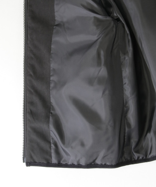 ikka（イッカ）の「フード脱着チェック切り替えブルゾン（110~160cm）（ダウンジャケット/コート・キッズ・グレー/オリーブ・S/M/L/XL/XS）」の9枚目の写真