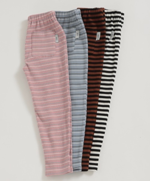 number [n]ine ドリーム期　ボーダーレギンス　スパッツ HealthKnit / ヘルスニット 】 マルチボーダー柄 レギンス SIP
