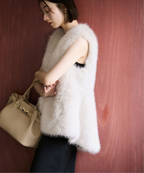 エコファーぺプラムジレ キラキラショップ KiraKiraShop ベスト