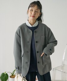 ノーカラー モッサコート