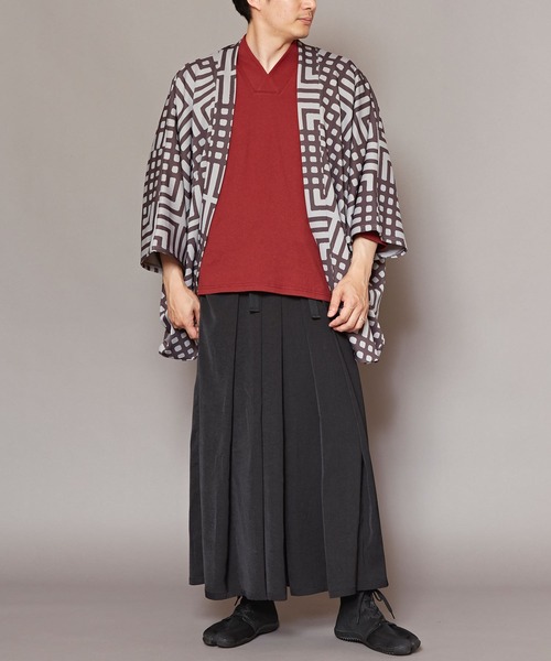 カヤ（カヤ）の「【カヤ】和衣メンズ袴パンツ（その他パンツ・メンズ・グリーン/スミクロ/グレー/ブラウン・FREE）」の7枚目の写真