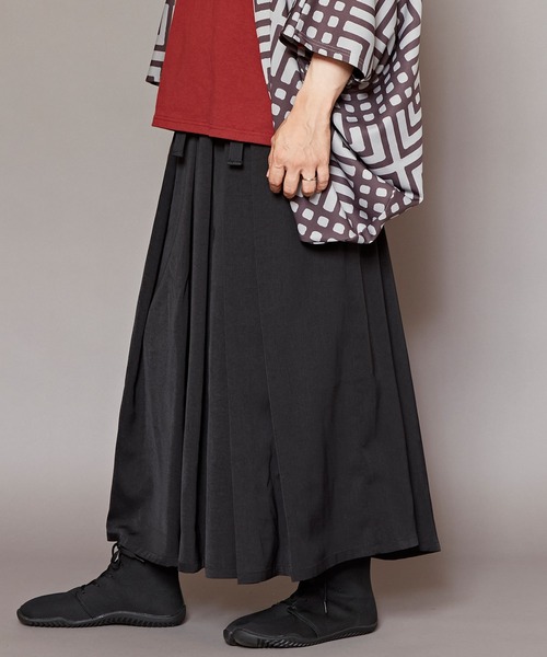カヤ（カヤ）の「【カヤ】和衣メンズ袴パンツ（その他パンツ・メンズ・グリーン/スミクロ/グレー/ブラウン・FREE）」の17枚目の写真