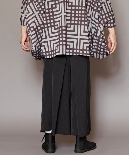 カヤ（カヤ）の「【カヤ】和衣メンズ袴パンツ（その他パンツ・メンズ・グリーン/スミクロ/グレー/ブラウン・FREE）」の16枚目の写真