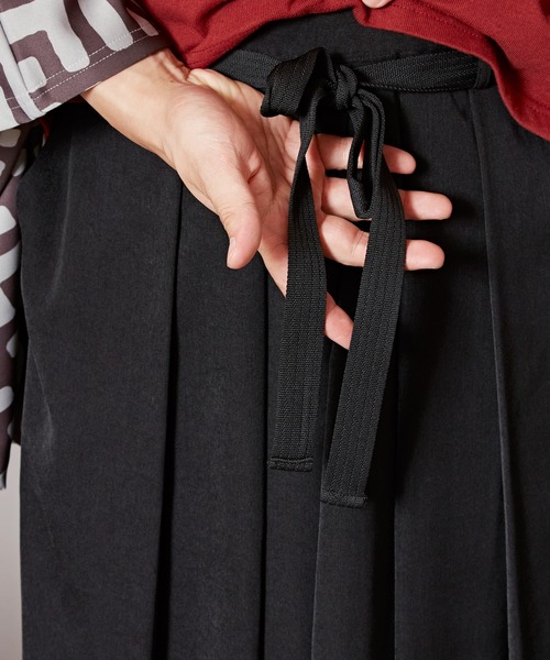 カヤ（カヤ）の「【カヤ】和衣メンズ袴パンツ（その他パンツ・メンズ・グリーン/スミクロ/グレー/ブラウン・FREE）」の15枚目の写真