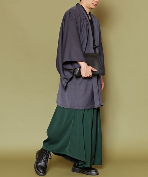 カヤ（カヤ）の「【カヤ】和衣メンズ袴パンツ（その他パンツ・メンズ・グリーン/スミクロ/グレー/ブラウン・FREE）」の9枚目の写真