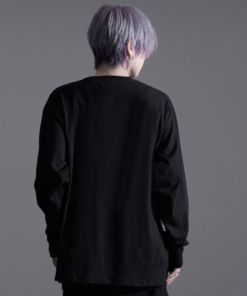 SILVER BULLET（シルバーバレット）の「『SILVER BULLET SELECT AP/シルバーバレットセレクト』ハードグラフィックネックレス付きロンTEE 長袖（Tシャツ/カットソー・メンズ・ブラック系2/ホワイト系2/ブラック系1/ホワイト系1・L/M）」の15枚目の写真