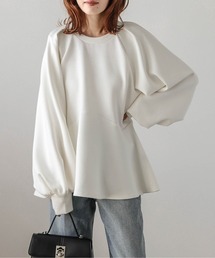 AMELY(エミリー)のラグランスリーブ ペプラムトップス(その他トップス)