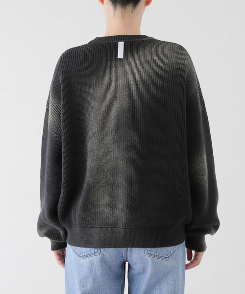 セール】NOMANUAL/ノーマニュアル SPRAY DYEING KNIT（ニット