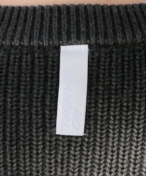 セール】NOMANUAL/ノーマニュアル SPRAY DYEING KNIT（ニット