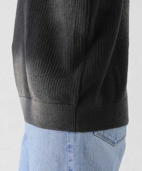 セール】NOMANUAL/ノーマニュアル SPRAY DYEING KNIT（ニット