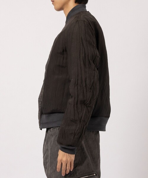 NULABEL/ニューレーベル】GARMENT DYED AVIATOR JACKET（ミリタリー