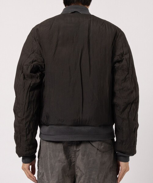 NULABEL/ニューレーベル】GARMENT DYED AVIATOR JACKET（ミリタリー