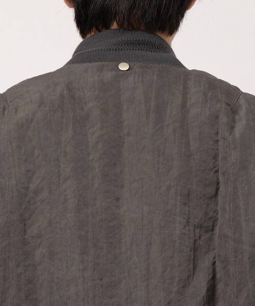 NULABEL（ニューレーベル）の「【NULABEL/ニューレーベル】GARMENT DYED AVIATOR JACKET（ミリタリージャケット・メンズ・ブラック/ブラウン・M/L）」の22枚目の写真