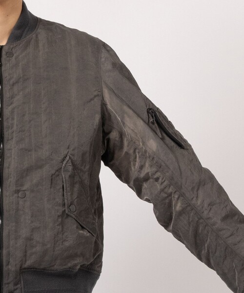 NULABEL（ニューレーベル）の「【NULABEL/ニューレーベル】GARMENT DYED AVIATOR JACKET（ミリタリージャケット・メンズ・ブラック/ブラウン・M/L）」の20枚目の写真