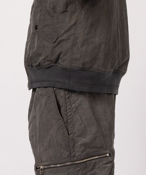 NULABEL（ニューレーベル）の「【NULABEL/ニューレーベル】GARMENT DYED AVIATOR JACKET（ミリタリージャケット・メンズ・ブラック/ブラウン・M/L）」の18枚目の写真