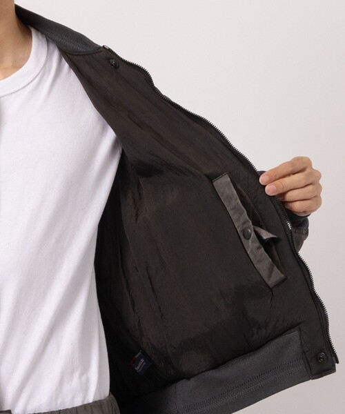 NULABEL/ニューレーベル】GARMENT DYED AVIATOR JACKET（ミリタリー