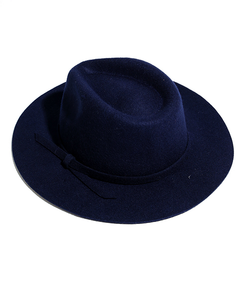 FREAK'S STORE（フリークスストア）の「リボンツバ広ハット（ハット・レディース・ブラック/ネイビー・FREE）」の6枚目の写真