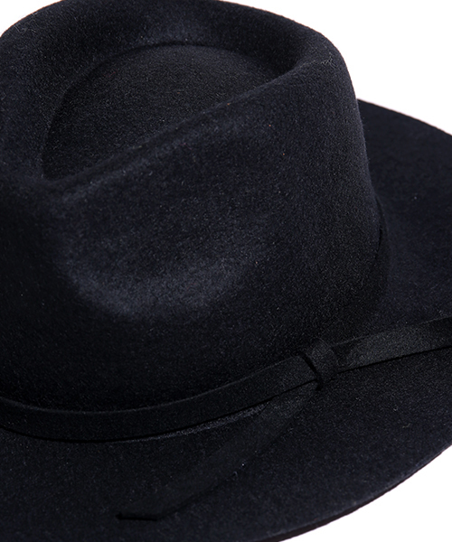 FREAK'S STORE（フリークスストア）の「リボンツバ広ハット（ハット・レディース・ブラック/ネイビー・FREE）」の3枚目の写真