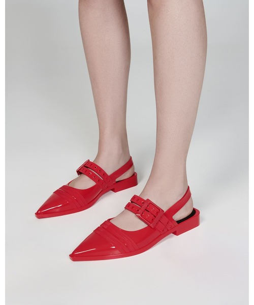 melissa（メリッサ）の「MELISSA LADYLIKE AD（パンプス・レディース・レッド/アイボリー/ブラック/シルバー・35-36/39/38/37）」の8枚目の写真