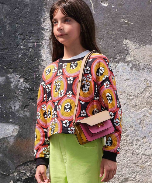 【セール】MARNI（マルニ）Kids & Junior 総柄スウェットプルオーバー（スウェット）｜MARNI（マルニ）