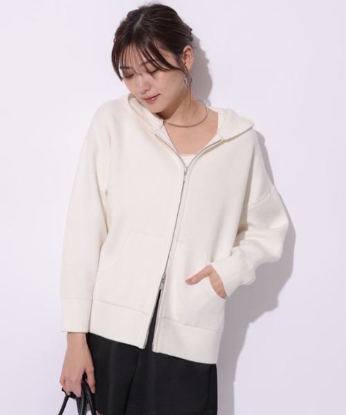 (新品未使用)Mystrada♡ジップニットパーカー Mystrada（マイストラーダ）の「ジップニットパーカー（ニット