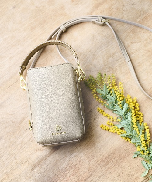 【セール】かがりステッチ ショルダーバッグ（ショルダーバッグ）｜& chouette（アンドシュエット）