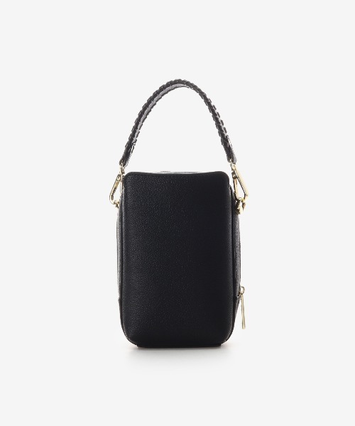 & chouette（アンドシュエット）の「かがりステッチ ショルダーバッグ（ショルダーバッグ・レディース・ミント/ブラック/グレイッシュベージュ/オフホワイト・FREE）」の14枚目の写真