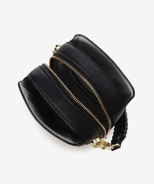 & chouette（アンドシュエット）の「かがりステッチ ショルダーバッグ（ショルダーバッグ・レディース・ミント/ブラック/グレイッシュベージュ/オフホワイト・FREE）」の15枚目の写真