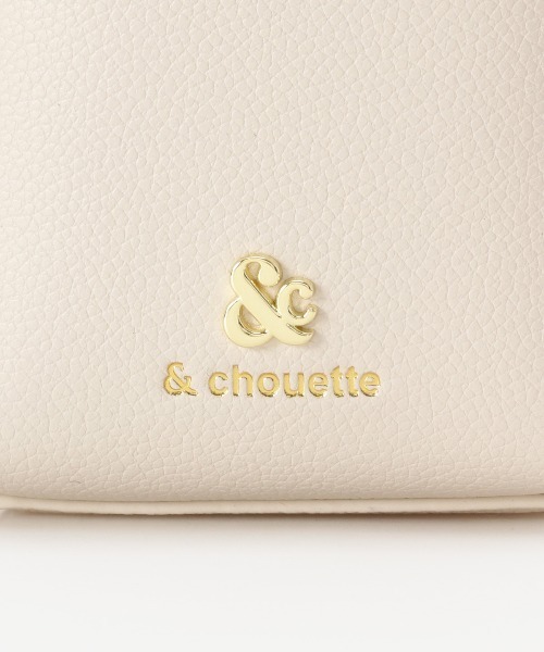 & chouette（アンドシュエット）の「かがりステッチ ショルダーバッグ（ショルダーバッグ・レディース・ミント/ブラック/グレイッシュベージュ/オフホワイト・FREE）」の9枚目の写真