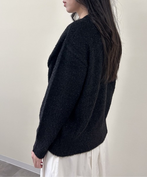 Virca(ヴィルカ)の「ラメニット(ニット/セーター・レディース・ブラック/ベージュ/グレー・38)」の8枚目の写真