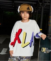 XLARGE KIDS | ビッグロゴニットプルオーバー(ニット/セーター)