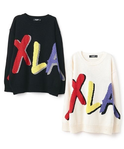 XLARGE KIDS（エクストララージキッズ）の「ビッグロゴニットプルオーバー（ニット/セーター・キッズ・ブラック/ホワイト・90cm/100cm/110cm/120cm/130cm/140cm）」の15枚目の写真