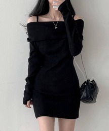 Jasmine Grandiflorum（ジャスミングランディフローラム）の「【Jasmine】オフショルミニワンピース（ワンピース）」