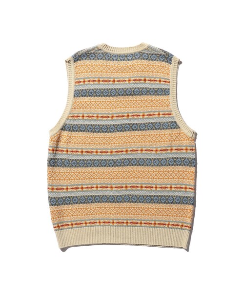 極美品】BEAMS ビームス リネン混ジレ ベスト アイボリー 2024SS