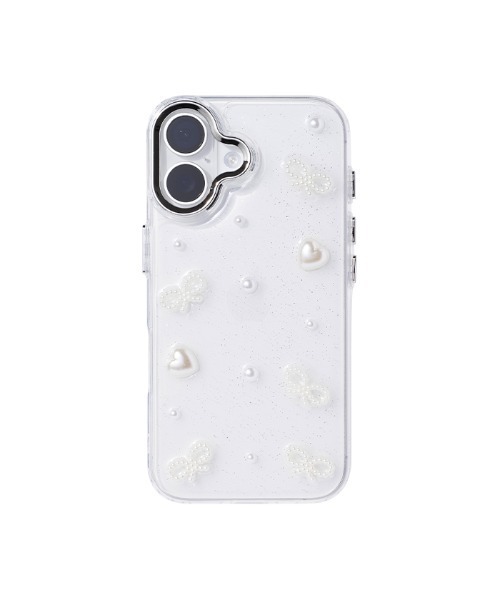 Hamee（ハミィ）の「iPhone 17/17Pro/16/16Pro/15/14/13専用 PHONEAR リボン iPhone ケース（スマホケース/カバー・レディース・シルバー系その他3/シルバー系その他4/シルバー系その他2/ホワイト×シルバー・iPhone 13/14/15/iPhone 16/iPhone 16 Pro/iPhone 17/iPhone 17 Pro）」の12枚目の写真