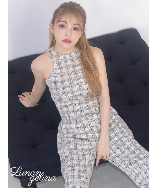 Lunangelina（ルナアンヘリナ）の「tweed tops（タンクトップ・レディース・ホワイト・フリー）」の6枚目の写真