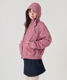 ジップアップフード付き ボンバージャケット TINA:JOJUN