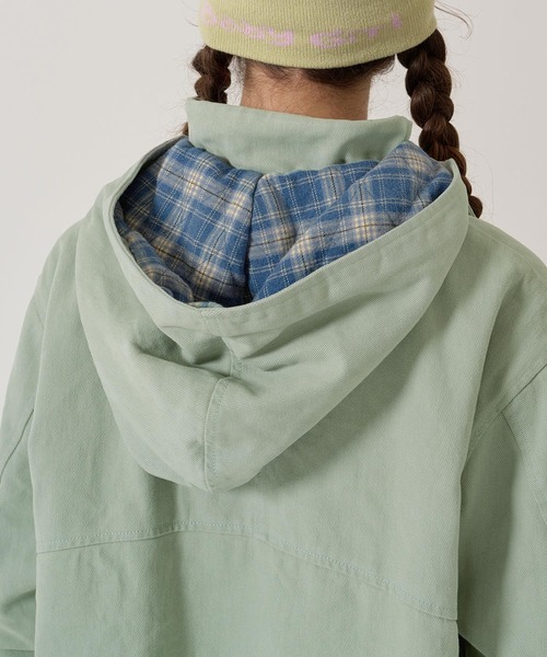 ジップアップフード付き ボンバージャケット TINA：JOJUN（その他