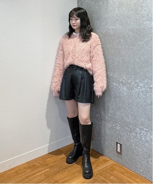 Mi-je(ミジェ)の「ルーズシャツ【韓国ファッション】(シャツ/ブラウス・レディース・ブルー/オフホワイト・F)」の12枚目の写真