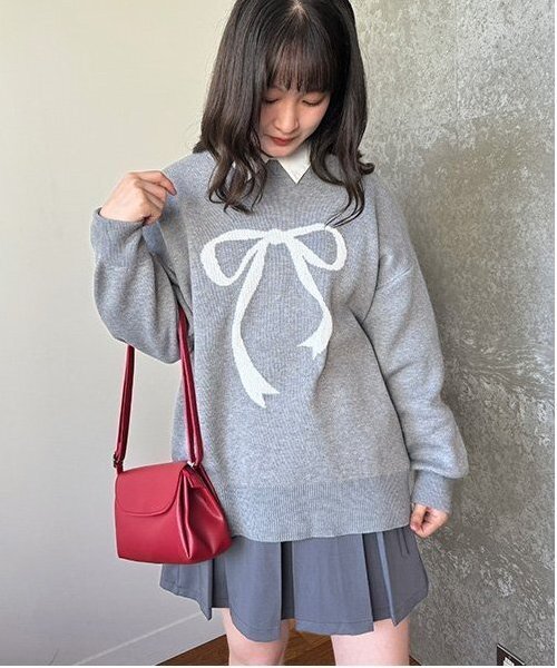 Mi-je(ミジェ)の「ルーズシャツ【韓国ファッション】(シャツ/ブラウス・レディース・ブルー/オフホワイト・F)」の14枚目の写真