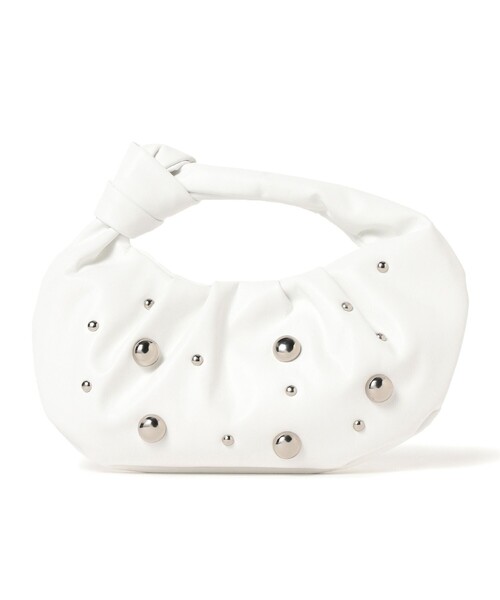 RBS（アールビーエス）の「RBS / モチーフ ミニ バッグ（ハンドバッグ・レディース・ホワイト/ブラック・ONE SIZE）」の8枚目の写真